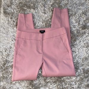 Loft Petite Skinny Back Slit Pants